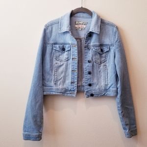 Hot Kiss Cropped Jean Jacket